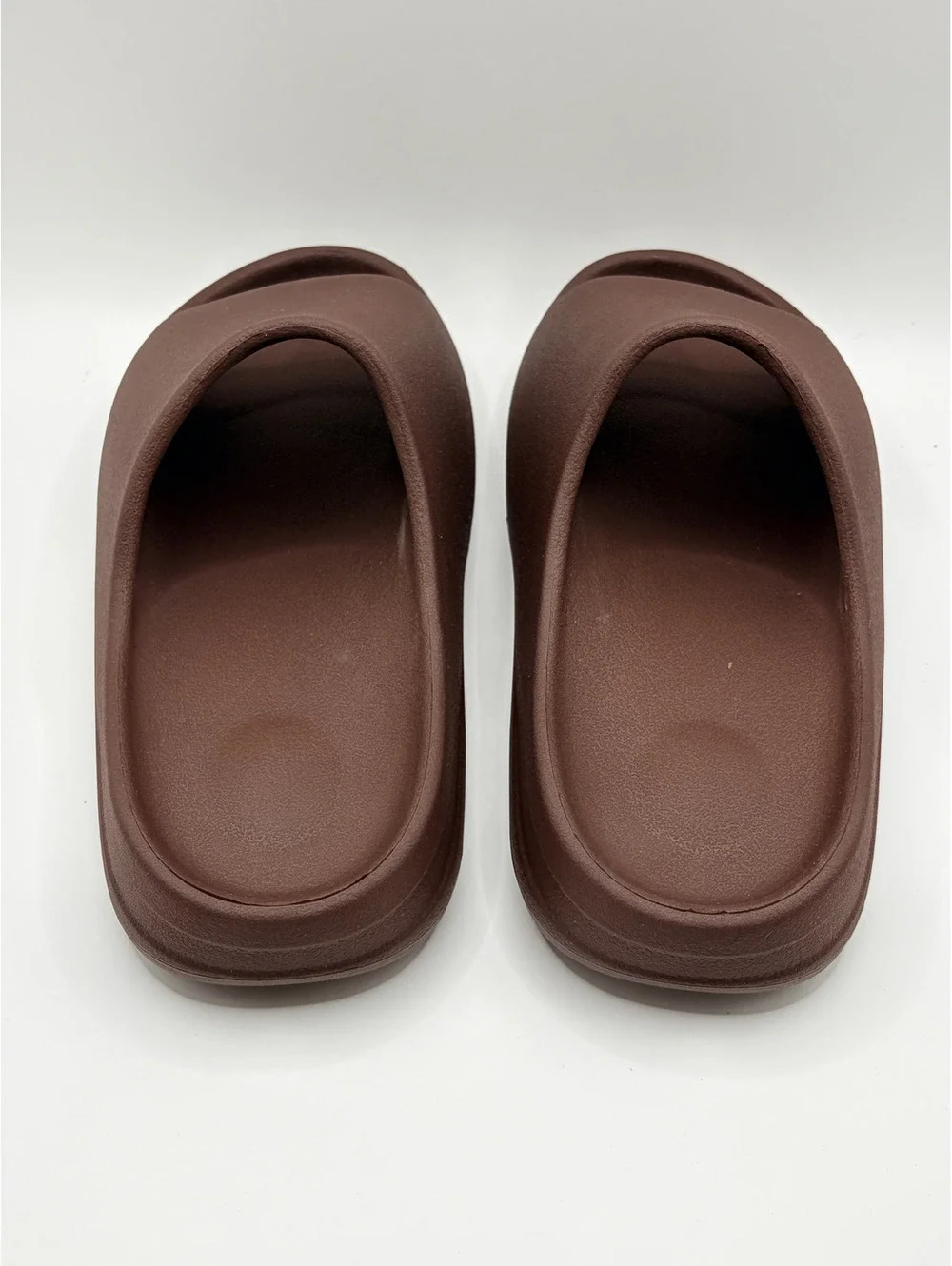 Yeezy YS-01 Brown Slip-On Foam Slide Sandals Size 10-5A with Textured Sole